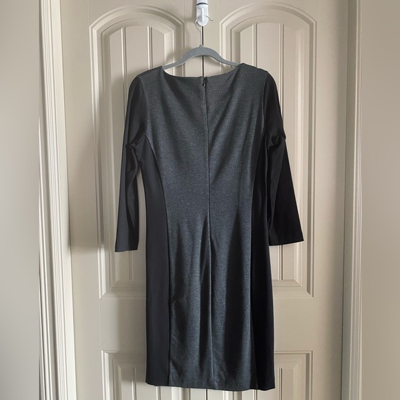 In Wear Black and Dark Heathered Grey Venche Dress - Picture 2 of 9